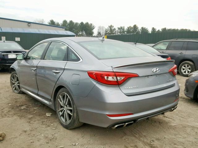 5NPE34AB3FH038936 - 2015 HYUNDAI SONATA SPO GRAY photo 3