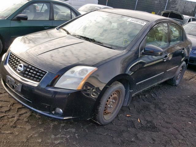 3N1AB61E68L705284 - 2008 NISSAN SENTRA 2.0 BLACK photo 2