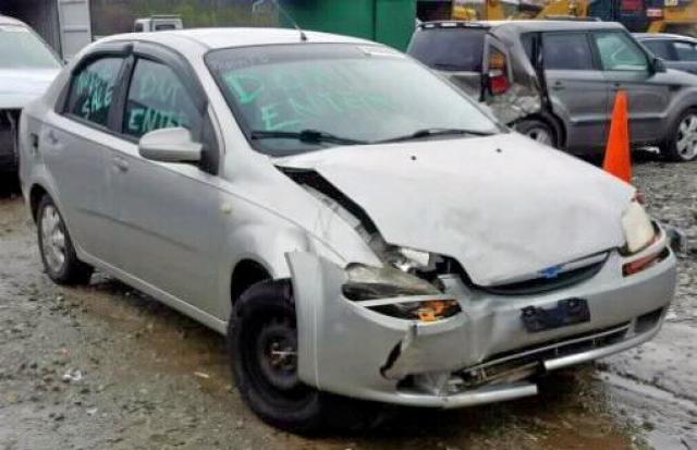 KL1TD52675B301870 - 2005 CHEVROLET AVEO BASE Күміс фото 1