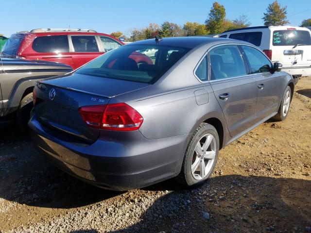 1VWBN7A33DC146082 - 2013 VOLKSWAGEN PASSAT SE  photo 4