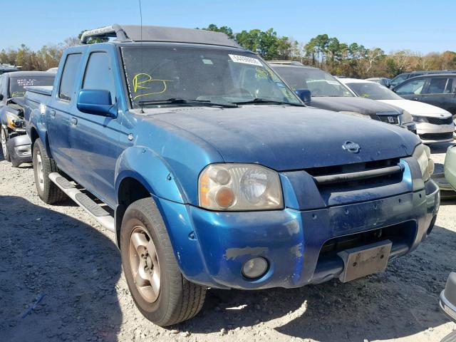 1N6ED27T71C315106 - 2001 NISSAN FRONTIER C BLUE photo 1