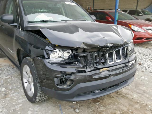 1C4NJCBAXHD147876 - 2017 JEEP COMPASS SP შავი ფოტო 9