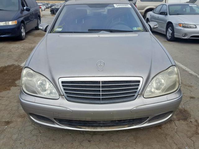 WDBNG83J85A459264 - 2005 MERCEDES-BENZ S 430 4MAT SILVER photo 9