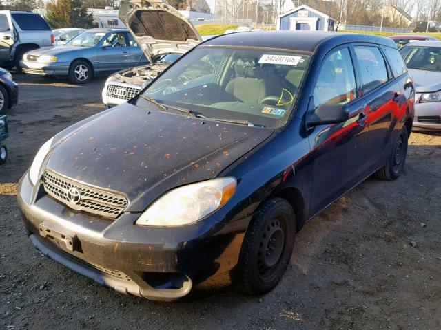 2T1KR32E17C655163 - 2007 TOYOTA COROLLA MA BLACK photo 2