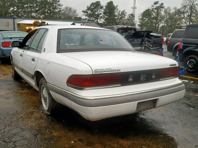 2MELM75W6NX733281 - 1992 MERCURY GRAND MARQ WHITE photo 3