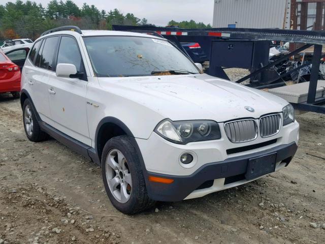 WBXPC93487WF06097 - 2007 BMW X3 3.0SI WHITE photo 1