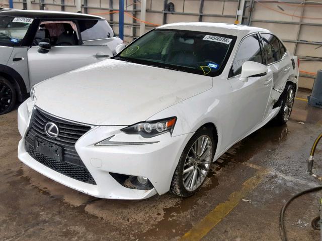 JTHBF1D2XE5037736 - 2014 LEXUS IS 250 WHITE photo 2