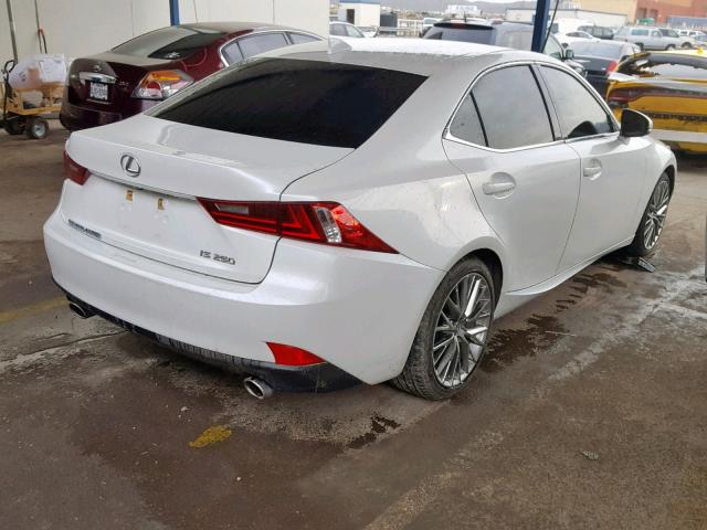 JTHBF1D2XE5037736 - 2014 LEXUS IS 250 WHITE photo 4