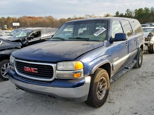 3GKEC16T91G111720 - 2001 GMC YUKON XL C BLUE photo 2