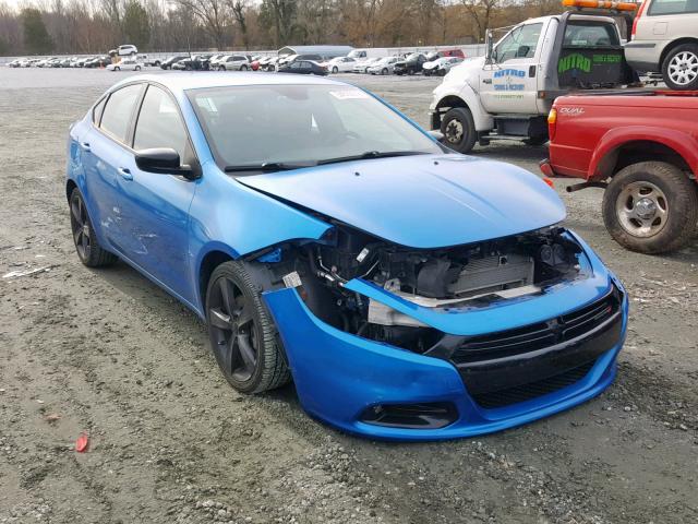 1C3CDFBB9FD310561 - 2015 DODGE DART SXT BLUE photo 1