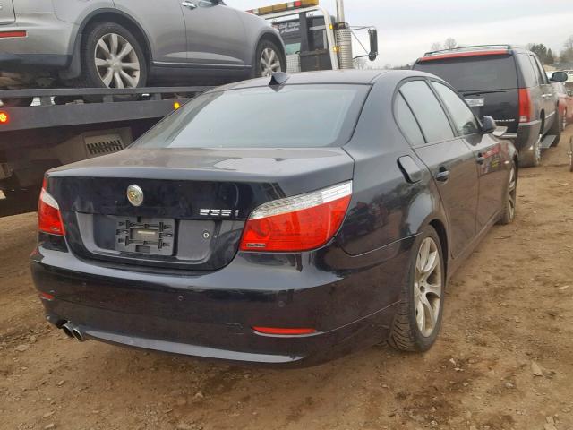 WBANW13538CZ79683 - 2008 BMW 535 I BLACK photo 4