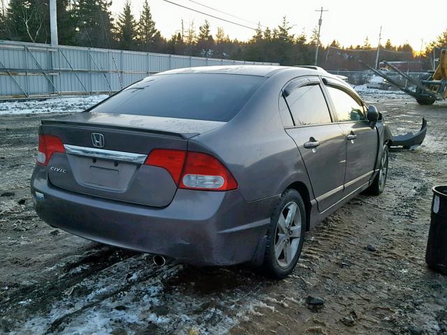 2HGFA1F62AH017079 - 2010 HONDA CIVIC GRAY photo 4