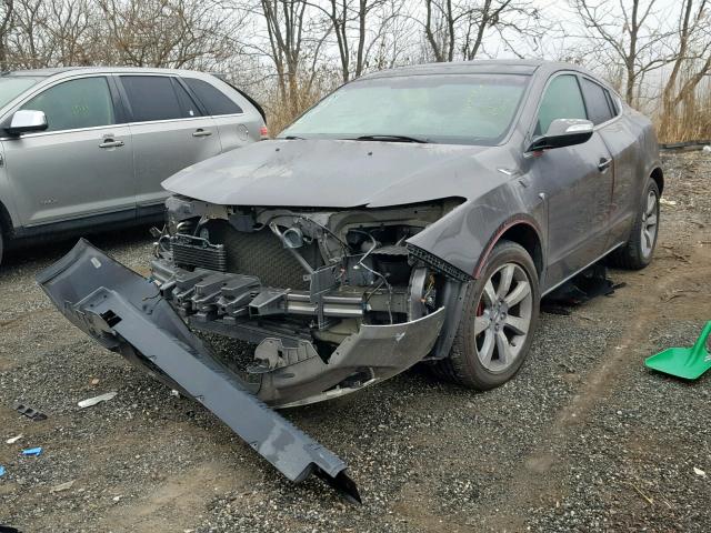 2HNYB1H45BH500433 - 2011 ACURA ZDX TECHNO GRAY photo 2