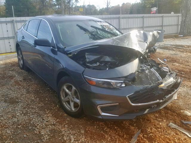 1G1ZB5ST1HF110515 - 2017 CHEVROLET MALIBU LS GRAY photo 1