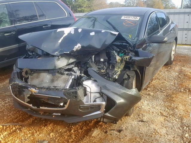 1G1ZB5ST1HF110515 - 2017 CHEVROLET MALIBU LS GRAY photo 2