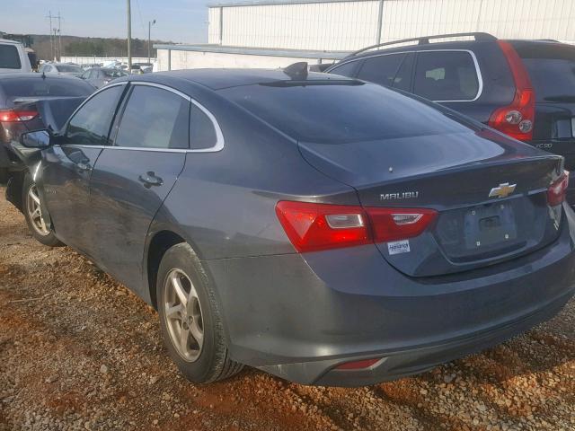 1G1ZB5ST1HF110515 - 2017 CHEVROLET MALIBU LS GRAY photo 3