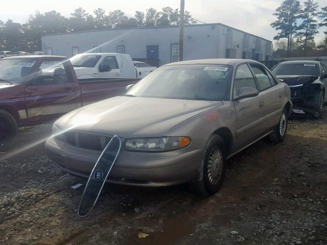 2G4WS52J611143544 - 2001 BUICK CENTURY CU BEIGE photo 2