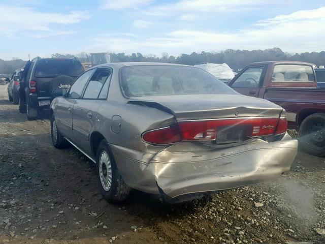 2G4WS52J611143544 - 2001 BUICK CENTURY CU BEIGE photo 3