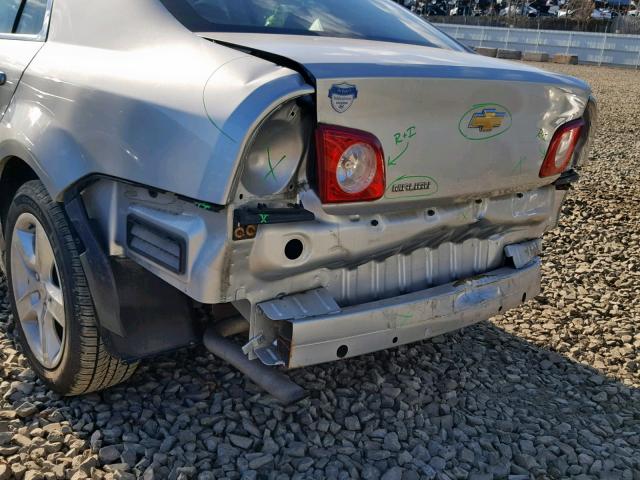 1G1ZB5E18BF218857 - 2011 CHEVROLET MALIBU LS 银色 照片 9