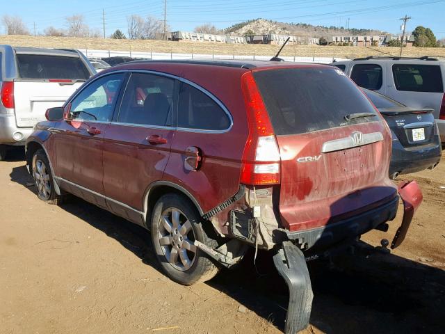 JHLRE48738C040118 - 2008 HONDA CR-V EXL RED photo 3