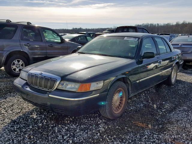 2MEFM75W8WX680985 - 1998 MERCURY GRAND MARQ GREEN photo 2