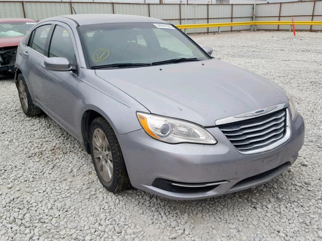 1C3CCBABXEN211849 - 2014 CHRYSLER 200 LX GRAY photo 1