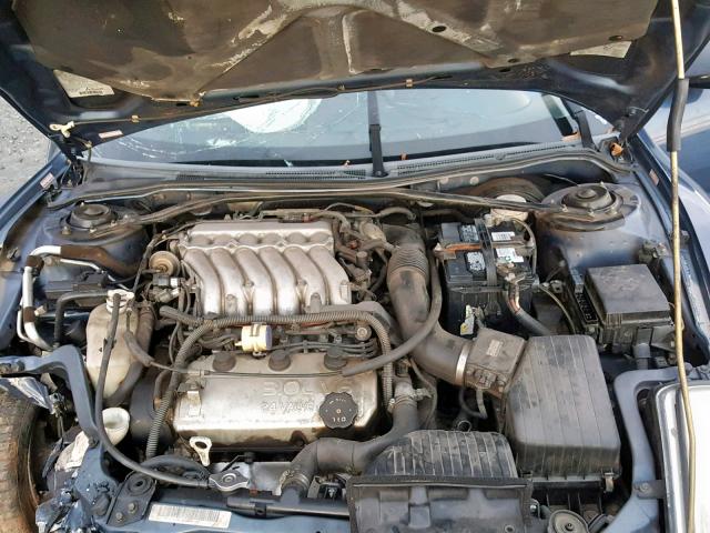 4A3AE75H93E068038 - 2003 MITSUBISHI ECLIPSE SP BLUE photo 7