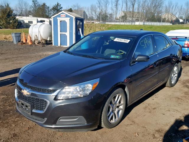 1G11C5SL6FF161483 - 2015 CHEVROLET MALIBU 1LT BLACK photo 2