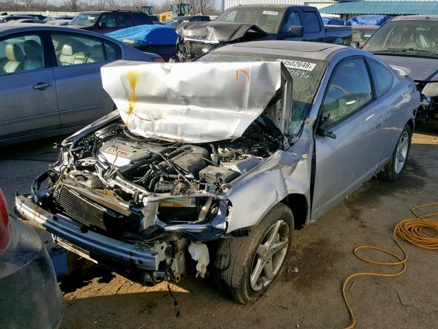 JH4DC53052C011299 - 2002 ACURA RSX TYPE-S SILVER photo 2