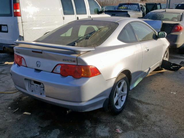 JH4DC53052C011299 - 2002 ACURA RSX TYPE-S SILVER photo 4