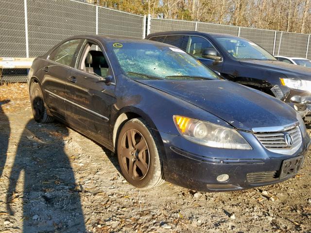 JH4KB16677C004364 - 2007 ACURA RL BLUE photo 1