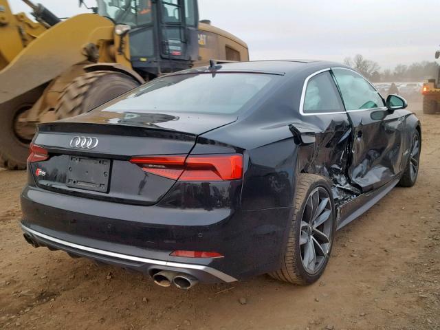 WAUR4AF59JA004688 - 2018 AUDI S5 PRESTIG BLACK photo 4