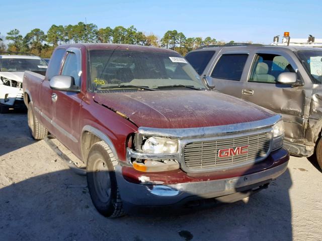 1GTEC19T0YZ261572 - 2000 GMC NEW SIERRA BURGUNDY photo 1