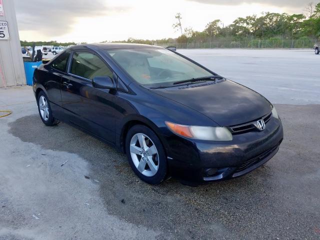 2HGFG12856H520716 - 2006 HONDA CIVIC EX BLACK photo 1