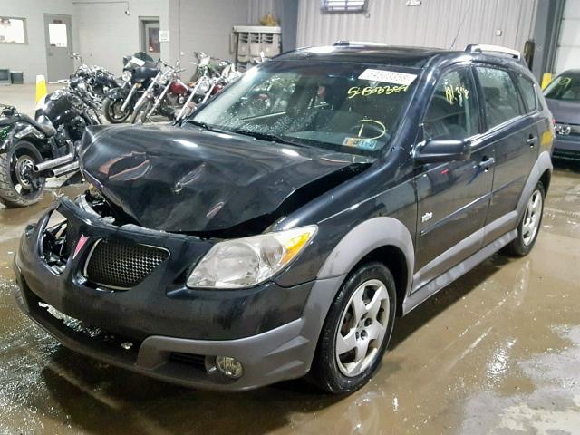 5Y2SL65897Z431220 - 2007 PONTIAC VIBE BLACK photo 2