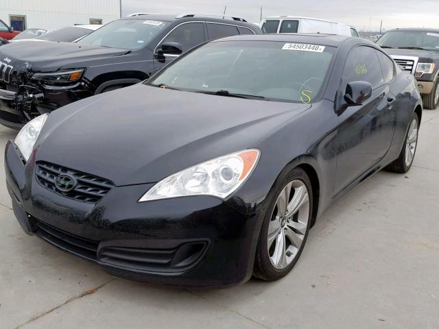 KMHHT6KD8BU054604 - 2011 HYUNDAI GENESIS CO BLACK photo 2