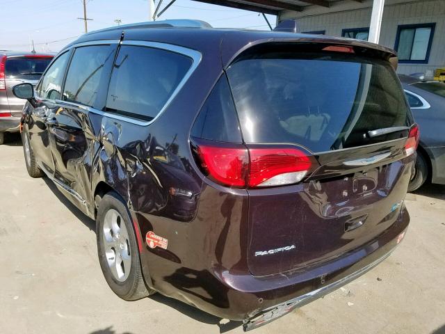 2C4RC1L7XJR129528 - 2018 CHRYSLER PACIFICA H BROWN photo 3