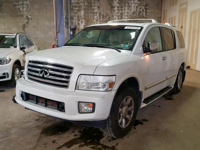 5N3AA08C94N806401 - 2004 INFINITI QX56 CREAM photo 2