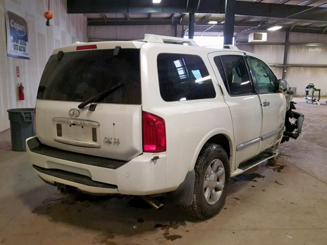 5N3AA08C94N806401 - 2004 INFINITI QX56 CREAM photo 4