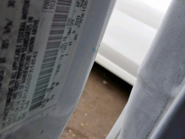 1FTKR1AD5BPA14542 - 2011 FORD RANGER WHITE photo 10