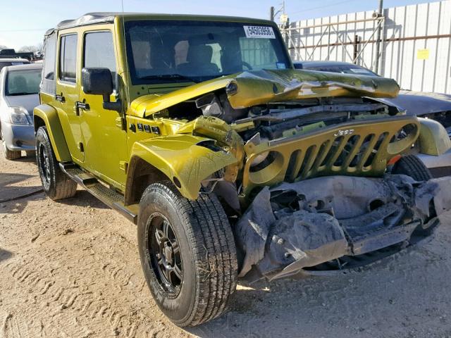 1J4GB59127L205954 - 2007 JEEP WRANGLER S GREEN photo 1