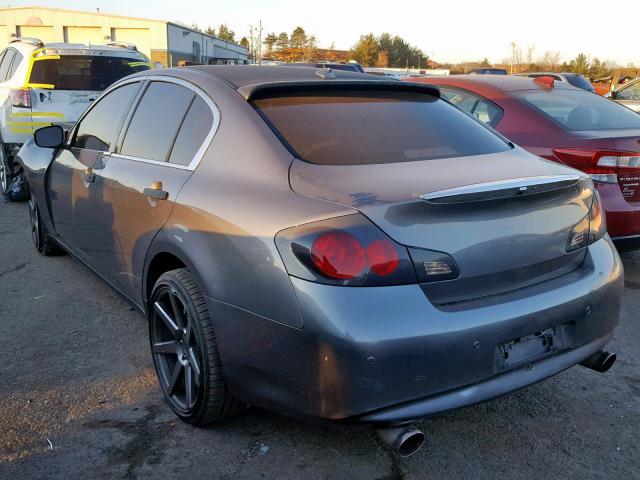 JN1CV6AR8CM675030 - 2012 INFINITI G37 GRAY photo 3