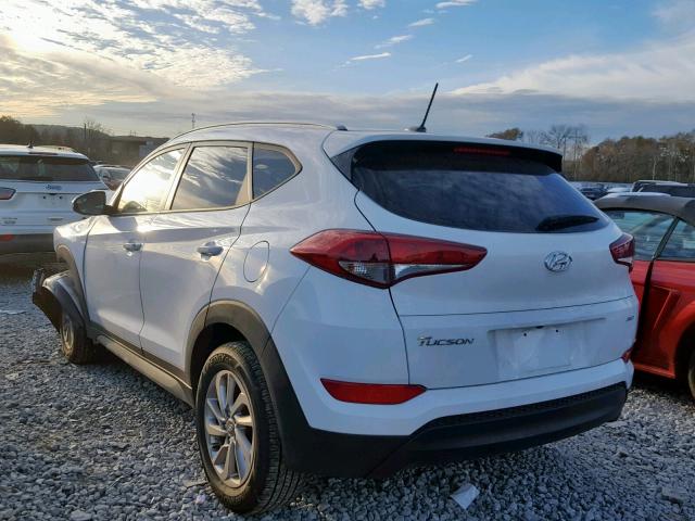 KM8J3CA46HU289397 - 2017 HYUNDAI TUCSON LIM WHITE photo 3