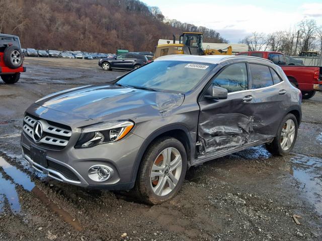 WDCTG4GB5JJ429535 - 2018 MERCEDES-BENZ GLA 250 4M GRAY photo 2