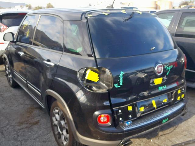 ZFBCFADH4EZ006018 - 2014 FIAT 500L TREKK BLACK photo 3