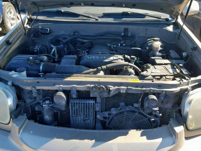 5TDZT38A55S243014 - 2005 TOYOTA SEQUOIA LI GOLD photo 7