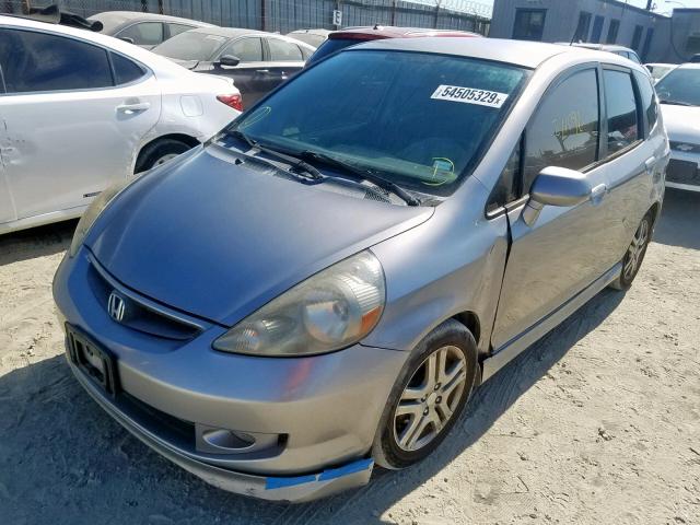 JHMGD38657S067638 - 2007 HONDA FIT S 银色 照片 2