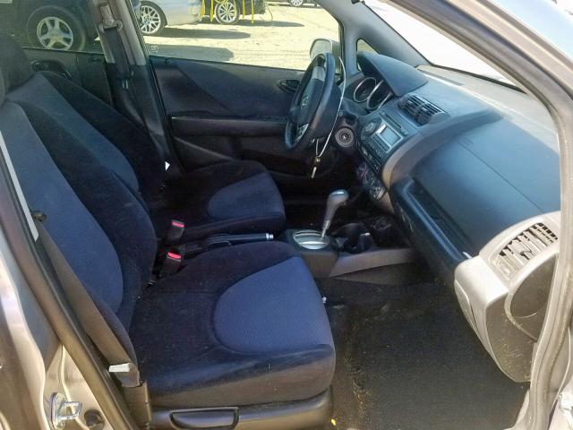 JHMGD38657S067638 - 2007 HONDA FIT S 银色 照片 5