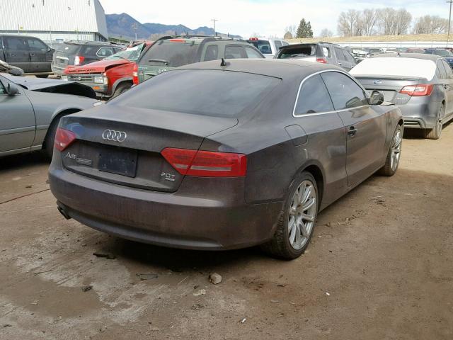 WAULFAFR1BA005323 - 2011 AUDI A5 PREMIUM BROWN photo 4