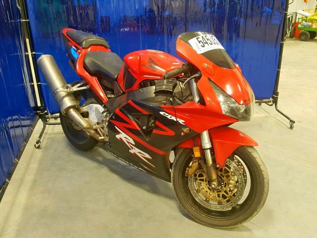 JH2SC50092M005620 - 2002 HONDA CBR900 RR RED photo 1